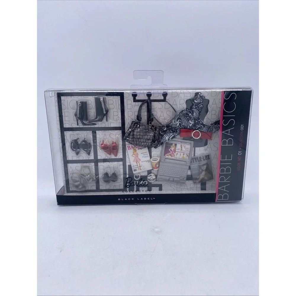 Barbie Basics Look 01-001 Black Label  Accessory Pack 2009 NRFB and MINT